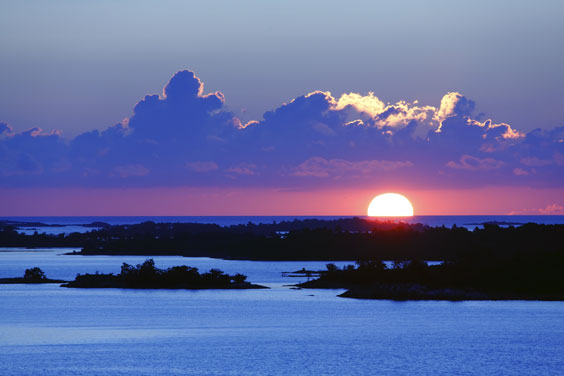 Stockholm Archipelago Islands at Sunset