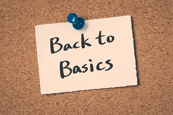 'Back to Basics' Message