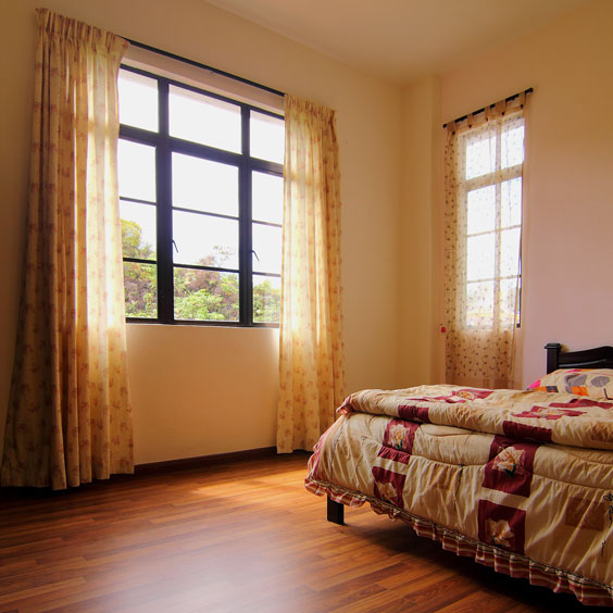 Bedroom with Hardwood Floor