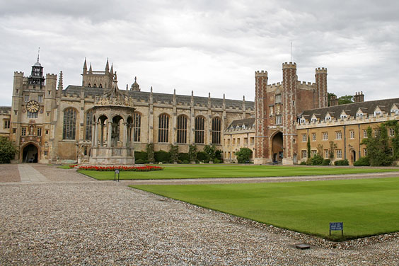 Cambridge University under a Cloudy Sky