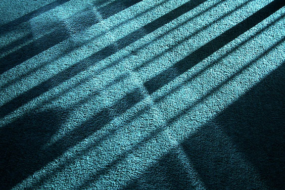 Rays of Sunlight Reflected on Carpeting