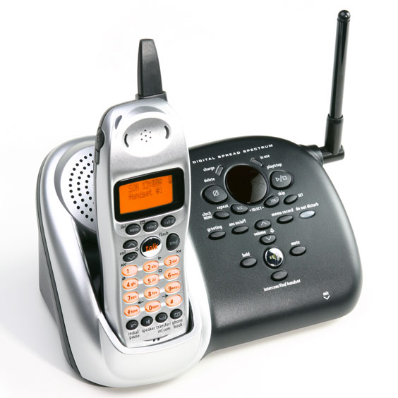 Cordless Phone Base with Handset