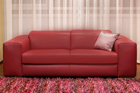 Burgundy Couch