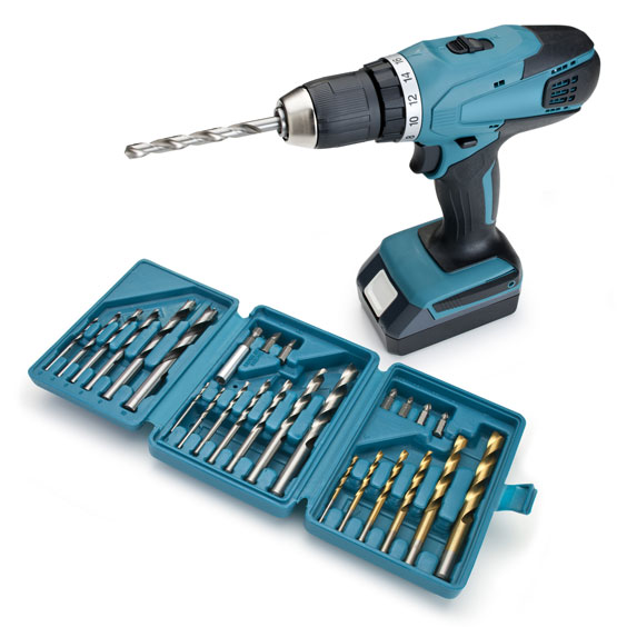 Cordless Drill and Drill Bits