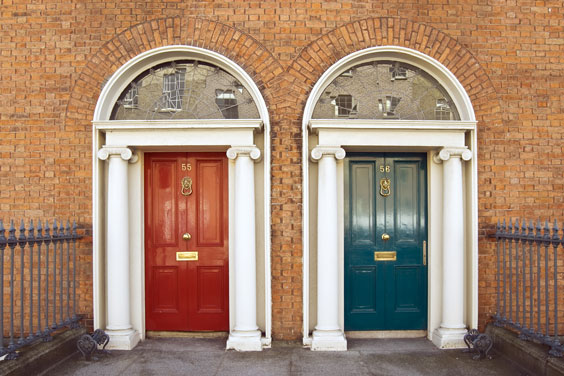 Georgian Doors in Dublin, Ireland