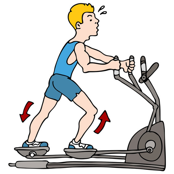 Elliptical Machine Illustration