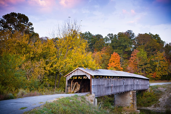 Covered Bridge from the Civil War Era