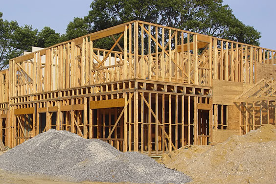 Wooden House Framing