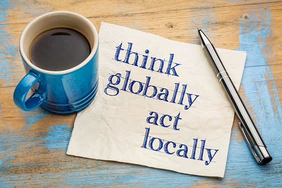 Think Globally Slogan