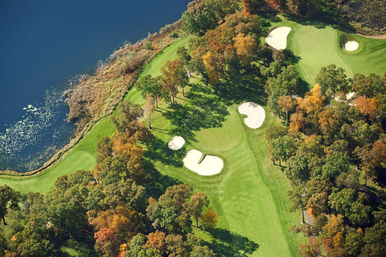 Lakeside Golf Course in Autumn