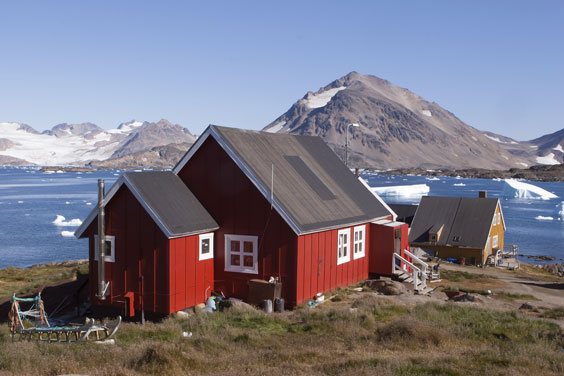 Kulusuk Village in Southeastern Greenland