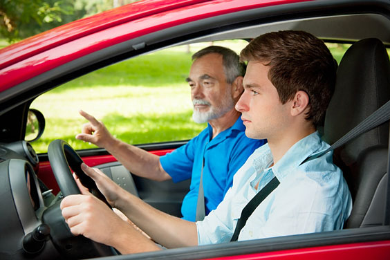 Teenager Learning to Drive