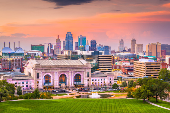 Kansas City, Missouri Skyline and Union Station