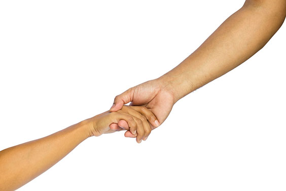 Lending a Hand Concept