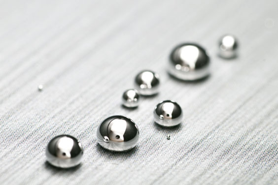 Liquid Mercury Droplets