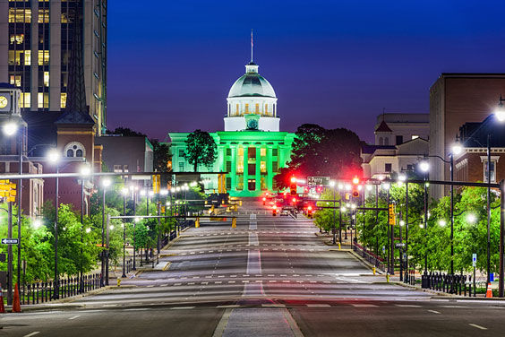 Montgomery, Alabama Downtown
