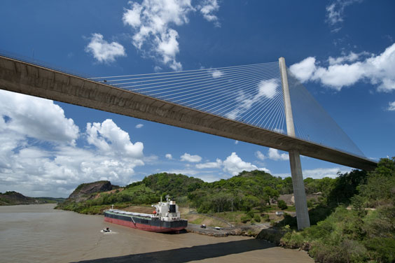 Bridge over the Panama Canal