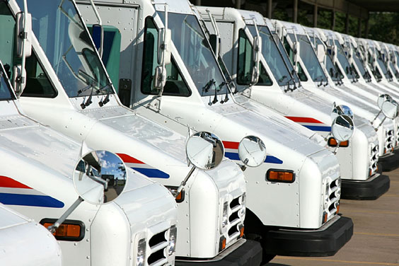 Postal Service Trucks