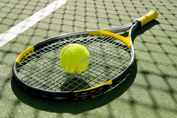 Tennis Racket and Tennis Ball