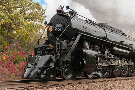 Vintage Railroad Steam Engine