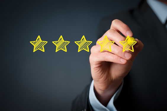 Yellow Five-star Rating