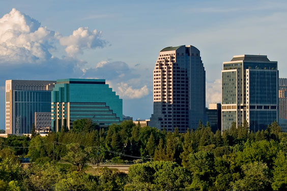 Sacramento, California Skyline