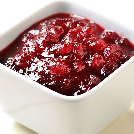 Bowl of Cranberry Sauce