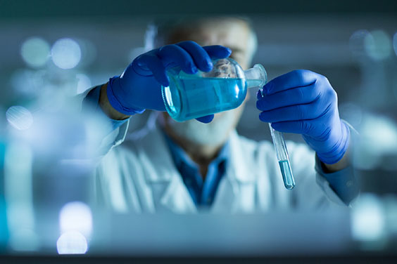 Researcher Conducting Scientific Research