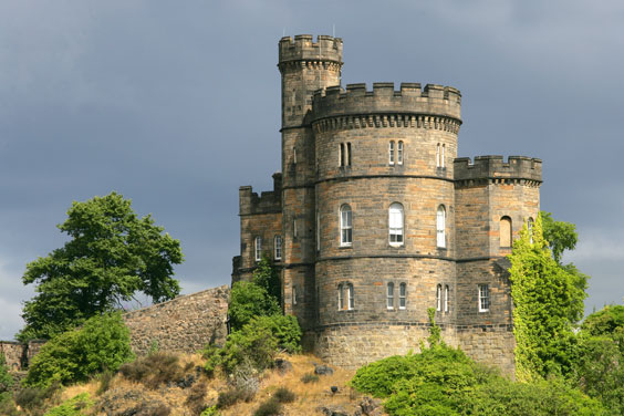 Castle in Edinburgh, Scotland