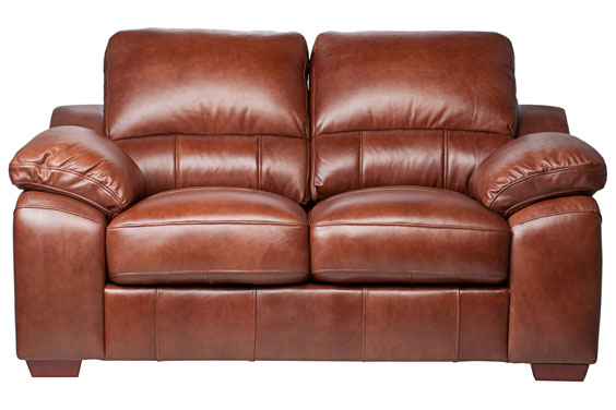 Brown Leather Sofa