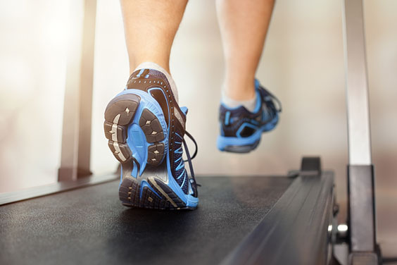 Running on a Treadmill