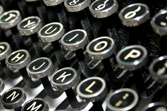 Vintage Typewriter Keys