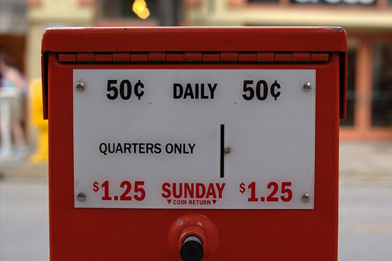 Red Vending Machine