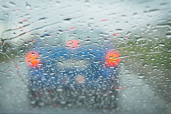 Looking Through a Wet Windshield